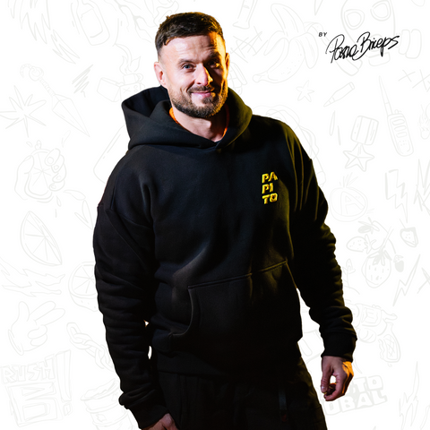 Papito - HOODIE OVERSIZE - BLACK