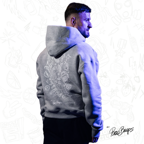 Papito - HOODIE OVERSIZE - GRAY