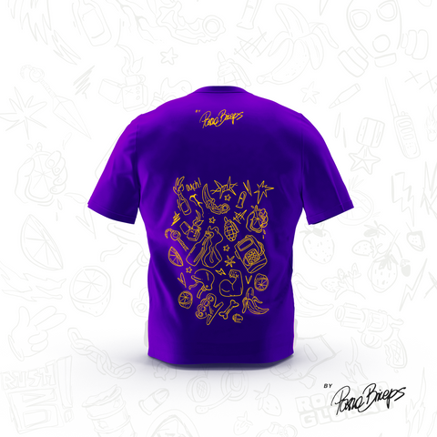 Papito - T-SHIRT OVERSIZE - PURPLE
