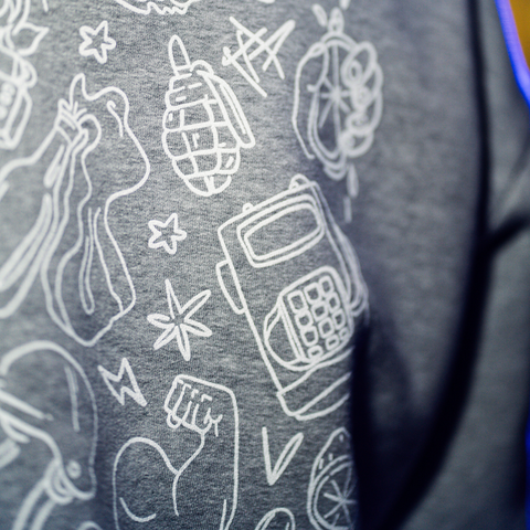 Papito - HOODIE OVERSIZE - GRAY