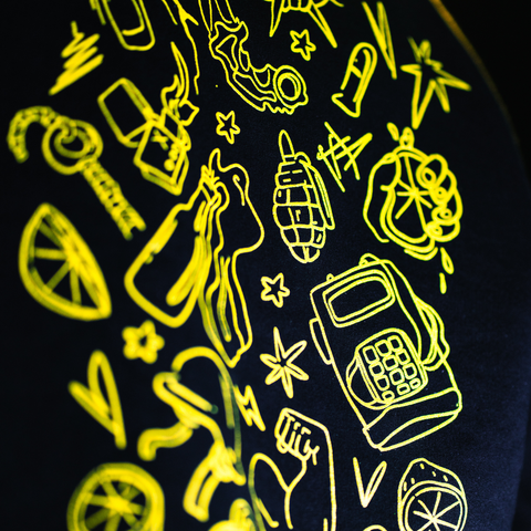 Papito - HOODIE OVERSIZE - BLACK