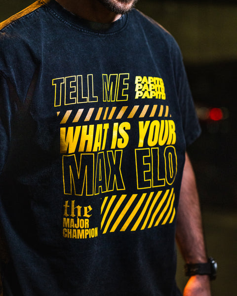 Papito - MAX ELO T-SHIRT - OVERSIZE ACID WASHED